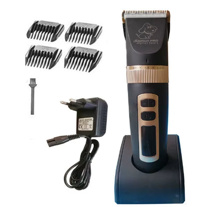 Baorun P2 Professional Rechargeable Electric Hair Clipper for Dogs and Cats with LCD Screen