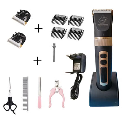 Baorun P2 Professional Rechargeable Electric Hair Clipper for Dogs and Cats with LCD Screen