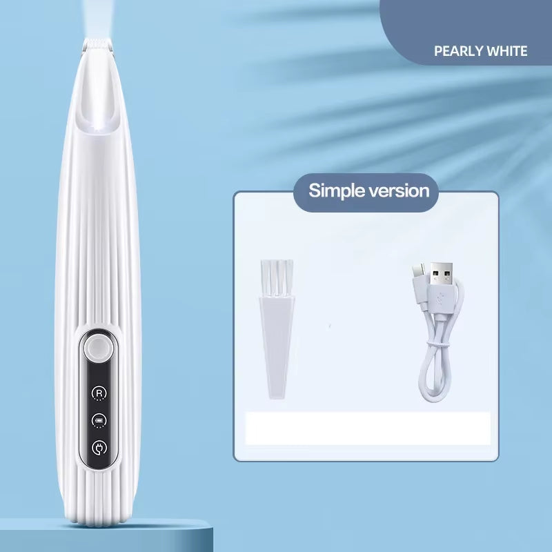 New Dog Paw Trimmer with LED Light Fully Waterproof Pet Hair Trimmer with LED Display Dog Clippers for Grooming 18Mm Widen Blade